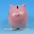 Ceramic greedy pig money boxes whole sale